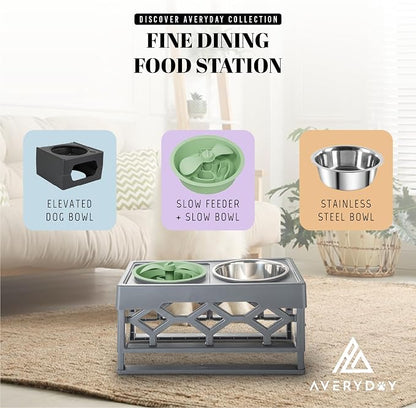 AVERYDAY Slow Feeder Dog Bowls for Medium Breed, 1.5 Cups Engagement Food - Image 8