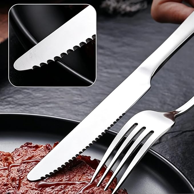 Stainless Steel Butter Knife, Dinner Knives, Spreader Table Knives, Suitable - Image 3