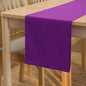 Encasa XO Table Runner, Cotton Canvas Dining Runner 13"x72" | Purple, 180 GSM by EncasaXO