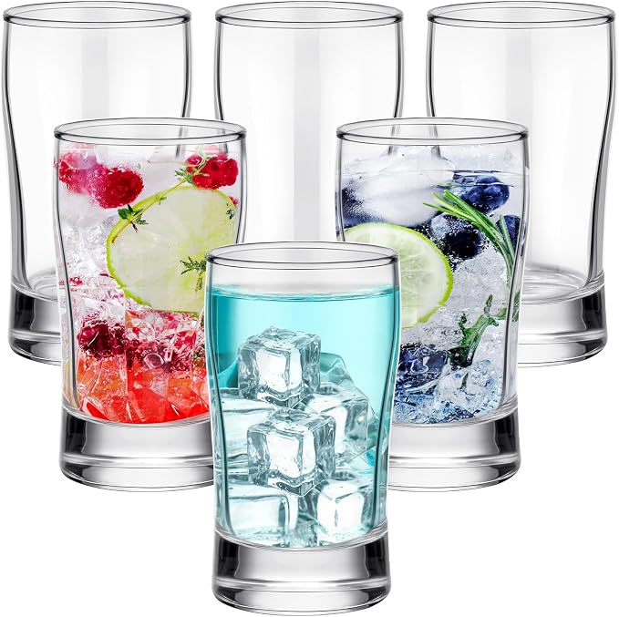 Bokon 6 Pcs Beer Flight Glasses, Small Clear Tasting Cup by Bokon