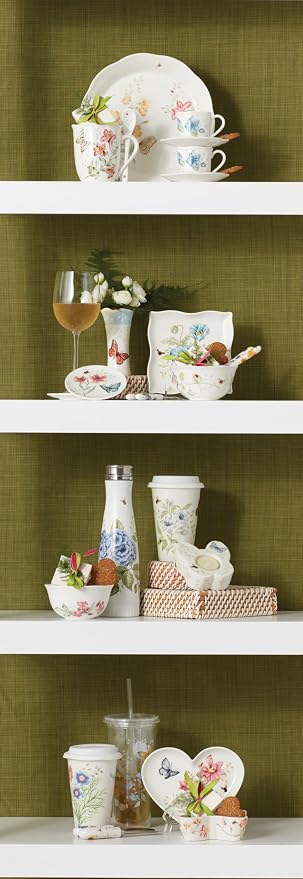Lenox Silverware Set, Butterfly Meadow 2-Piece Spreader Set, 18/10 Stainless - Image 3