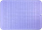Silicone Dish Drying Mat for Multiple Usage,Easy clean,Eco-friendly,Heat-resistant Silicone Mat for Kitchen Counter or Sink,Refrigerator or Drawer Liner Light Purple 2XL 24 inches x 18 inches