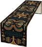 Vintage Ancient Egypt Table Runner Ethnic Old Egyptian Floral Geometric by moderw