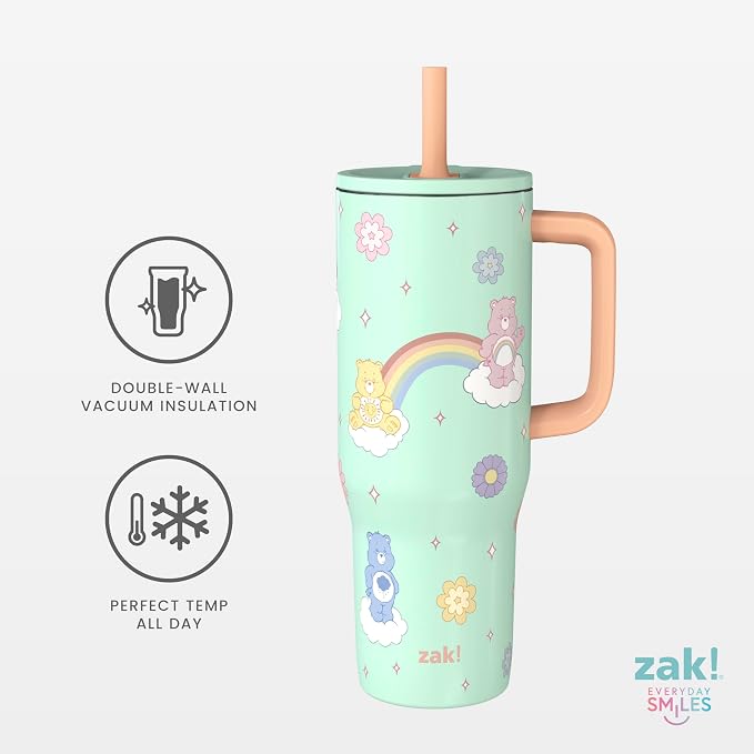 Zak Designs Care Bears 30oz Spill-Proof Insulated Stainless Steel Tumbler | BPA - Image 3