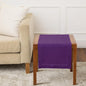 Solino Home 100% Linen Table Runner Purple, Classic Hemstitch 14 x 36 in | by SolinoHome
