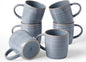 famiware Coffee Mugs Set of 6, Meteor 13 oz Ceramic Mug Cup Set by Famiware
