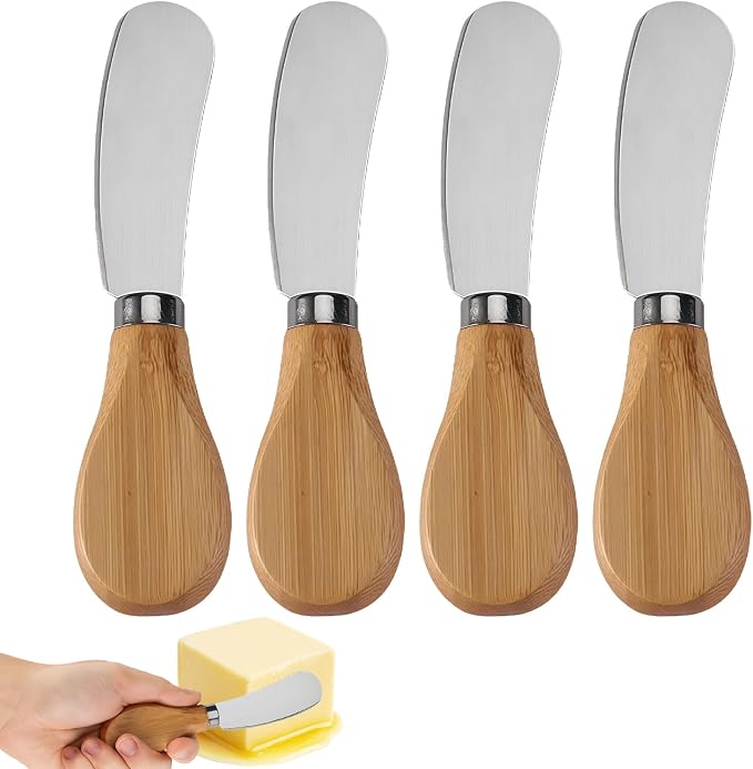 Cheese Spreader Knives, Small Cheese Knives by YFANITI