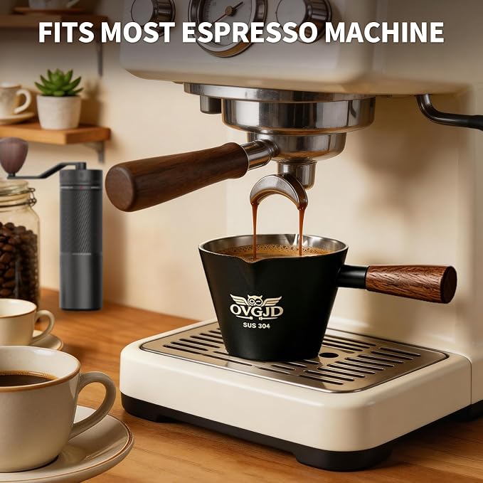 4Oz Espresso Shot Cups, Stainless Steel Espresso Cups, Espresso Measuring Cup | - Image 6