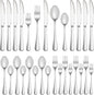 20 Piece Silverware Set Service for 4,Premium Stainless Steel Flatware Set,Mirror Polished Cutlery Utensil Set,Durable Home Kitchen Eating Tableware Set,Include Fork Knife Spoon Set,Dishwasher Safe