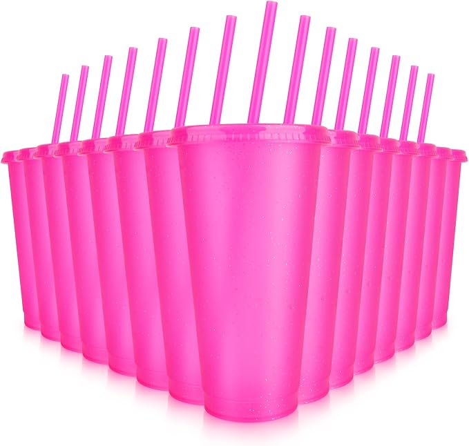 Hxezoc 16-Piece Reusable Cups by Hxezoc