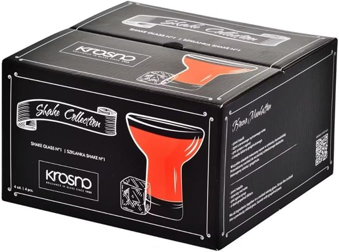 Krosno Cocktail Drinking Glasses, 7.8 Fl Oz, SHAKE N°1, Margarita and Martini - Image 7