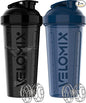 VELOMIX 2 Pack 28oz Protein Shaker Bottle by VELOMIX