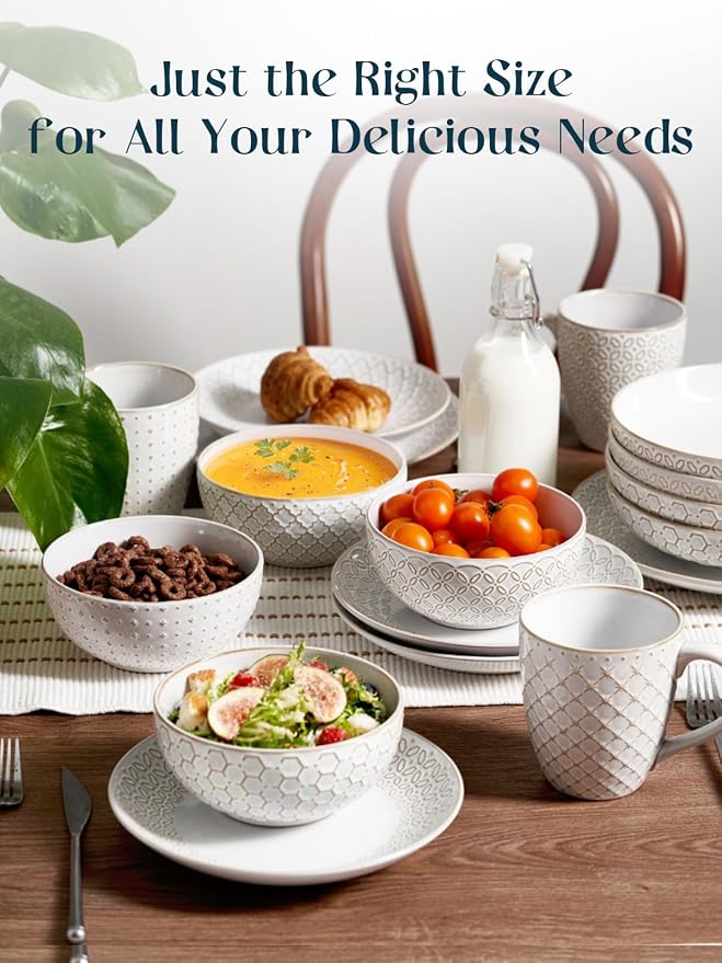 DOWAN Soup Bowls Set of 6, 26 OZ Cereal Bowls - Image 5