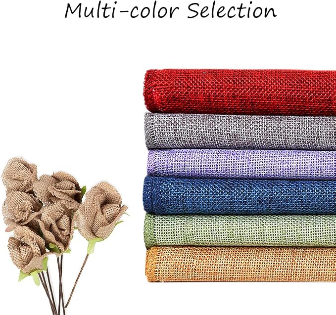 Burlap Table Runner Gray 2 Packs 12x84 Inch Rustic Boho Jute Fabric | Farmhouse - Image 7