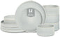 Stone Lain Bao 12-Piece Dinnerware Set Stoneware, Plates and Bowls Set by Unknown