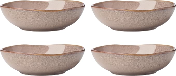 Oneida Dinnerware Set, Organic Shades Clay Pasta Bowls, Service by Oneida