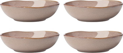 Oneida Dinnerware Set, Organic Shades Clay Pasta Bowls, Service by Oneida