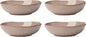 Oneida Dinnerware Set, Organic Shades Clay Pasta Bowls, Service by Oneida