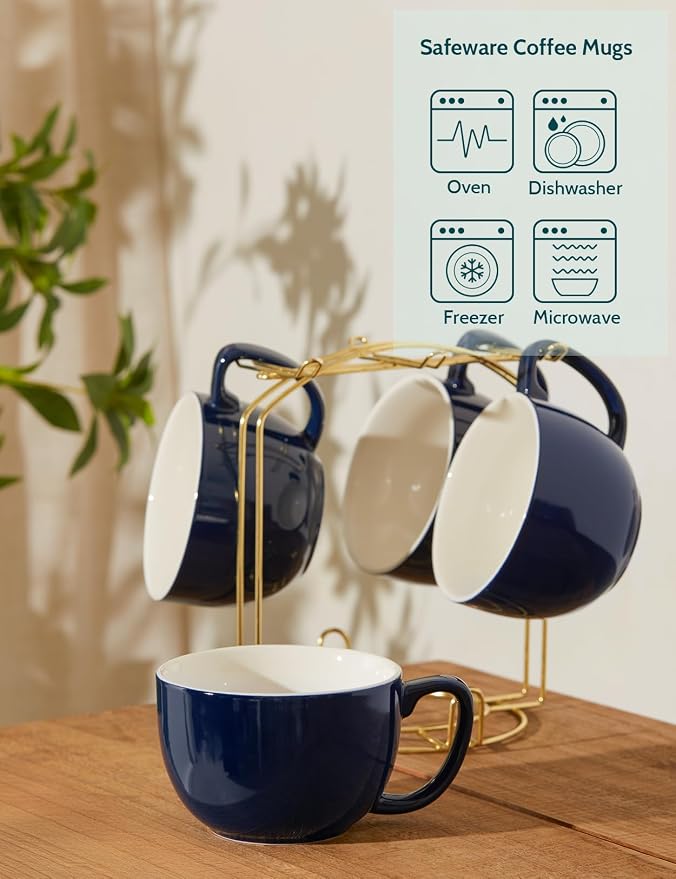 Teocera 16oz Large Coffee Mugs Set of 4 - Image 2