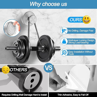 Vacuum Suction Cup Hooks for Shower, Shower Hooks for Inside Shower Glass Window - Image 5