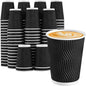 Lamosi 100 Pack Coffee Cups 12 oz, Disposable Paper Coffee Cups No Lids | by BuyNow