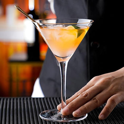 Unbreakable Martini Glasses Set of 6, 10 oz Plastic Martini Cocktail Glasses - Image 7