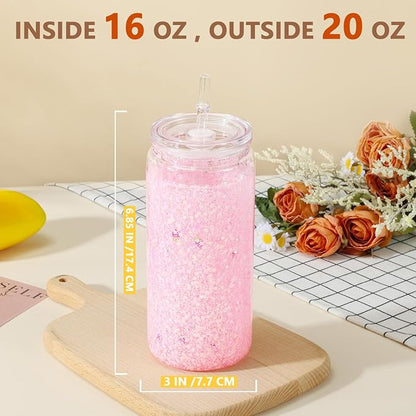 20 Oz Acrylic Snowglobe Tumbler Including Diy Kit, 4 Pack Pre-Drilled Double - Image 3