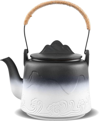 ZENS Ceramic Teapot with Infuser, 33.8oz Japanese Teapot by ZENSLIFESTYLE