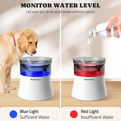 Pawtners 1 Gal/3.5L Dog Water Fountain, Elevated Dog Water Bowl Dispenser | - Image 7
