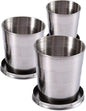 Guyuyii 3 Pcs Stainless Steel Collapsible Cups by Guyuyii