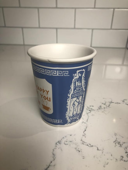 ExceptionLab 10 oz Ceramic New York City Greek Coffee Cup "We are Happy to - Image 3