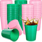 Yungyan 50 Pack 16 oz Stadium Cups Reusable Plastic Cups Blank Drink Stadium by Yungyan