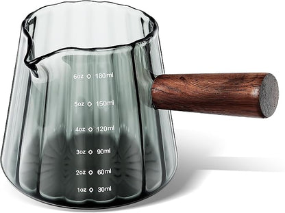 Joeyan 6 oz Grey Glass Measuring Cups by JoeyanHousehold