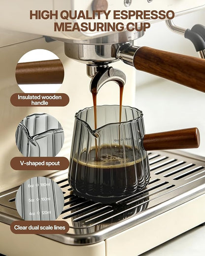 2 PCS 6OZ Glass Espresso Cups - Image 4