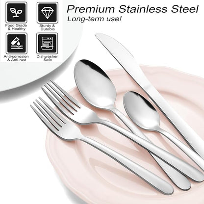 Pleafind 72-Pieces Silverware Set - Image 4