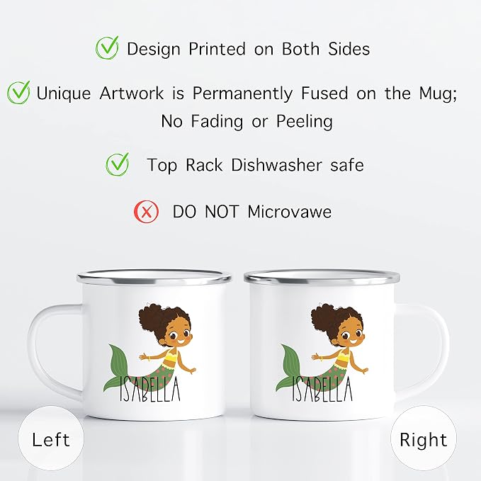 Personalized Mug for Kids, Girls | Customized Hot Chocolate, Coffee & Milk Cup - Image 2