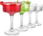 4Pcs Coupe Glasses, 10oz Vintage Martini Glasses Set, Lead-free Crystal Coupe by Unknown