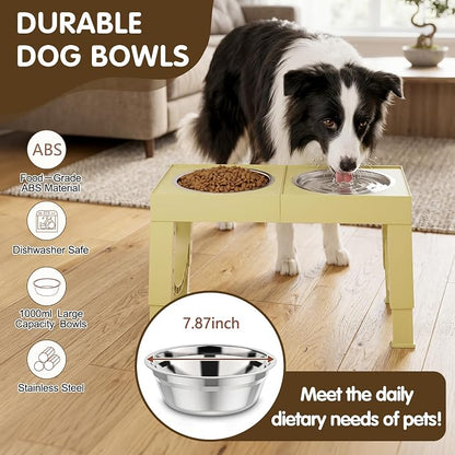 XIAZ Elevated Dog Bowls Large Breed Raised Dogs Bowl Stand Large/Medium Sized - Image 6