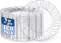 U-QE 100 Pieces Clear Plastic Plates by U-QE