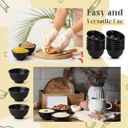 Tioncy 36 Pcs Bowls Set Unbreakable Dessert Soup Salad Bowls - Image 3