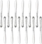 New Star Foodservice Rose Pattern 18/0 Stainless Steel Dinner Knife, Commercial by NewStarFoodservice