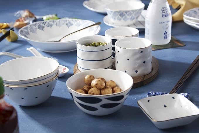 Lenox Blue Bay 4-Piece Stacking Dip Bowl Set, 0.95 LB - Image 3
