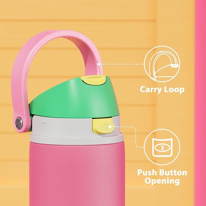 24 oz Insulated Water Bottle for Women: Meoky Stainless Steel Water Bottle - Image 5