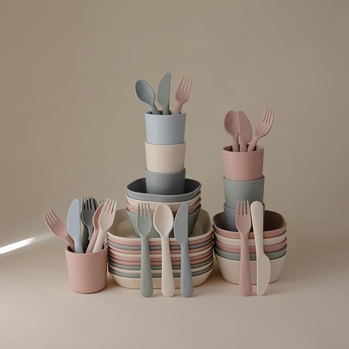 mushie Dinnerware Cups For Kids | Made in Denmark, Set of 2 (Daffodil)