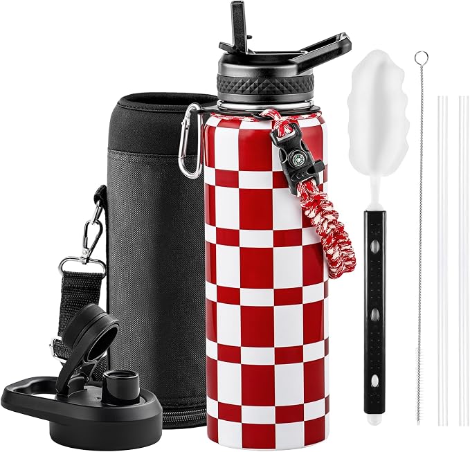 RAYMYLO Insulated Water Bottle 40 oz, Triple Wall Vacuum Stainless Steel | by RAYMYLO