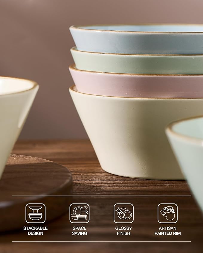 Famiware Saturn Dinnerware Sets, Ceramic Dishes - Image 5