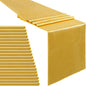 Gold Table Runners 20 Pack 12x108 inch Silk Satin Smooth Fabric | Satin Table by B-COOL