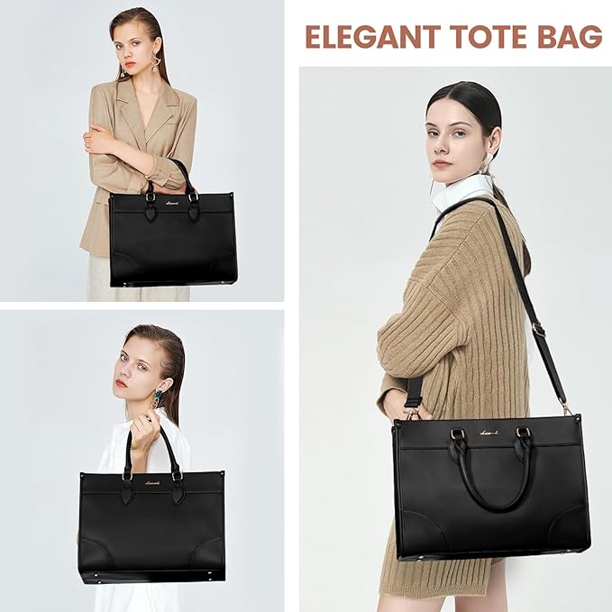 LOVEVOOK Laptop Bag for Women 17 lnch, Waterproof Laptops Tote Bags for Womens - Image 2