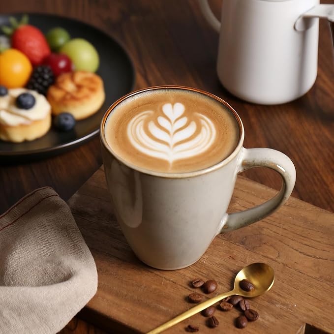 MONITO 17oz Ceramic Coffee Mugs Set of 6, Dishwasher&Microwave Safe, Reactive - Image 6