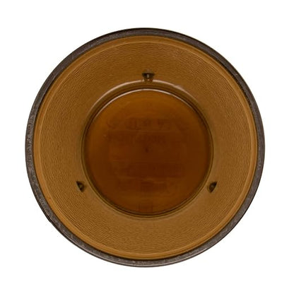 G.E.T. 6608-1-A Heavy-Duty Plastic Restaurant Tumblers, 8 Ounce, Amber | - Image 2